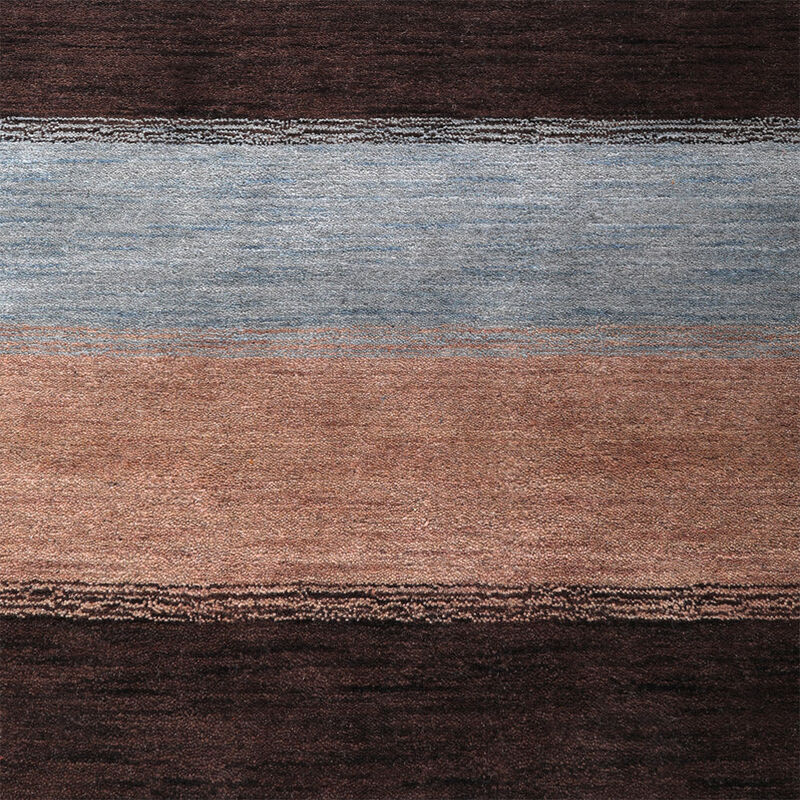 RUGSOTIC CARPETS HAND KNOTTED LOOM WOOL ECO-FRIENDLY AREA RUGS  - Rectangle, Contemporary Modern Design, High Pile Handmade Anti Skid Rugs for Living Room (L00206) image number 5