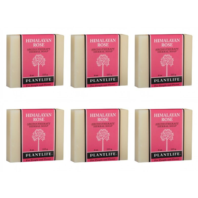 Plantlife Bar Soap - Himalayan Rose 6 Pack image number 2