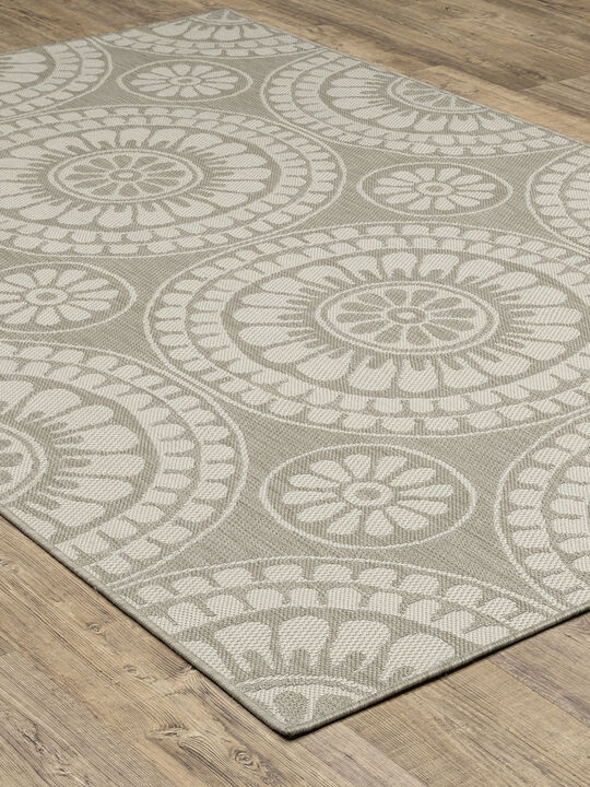 Portofino 3'3" x 5' Grey Rug