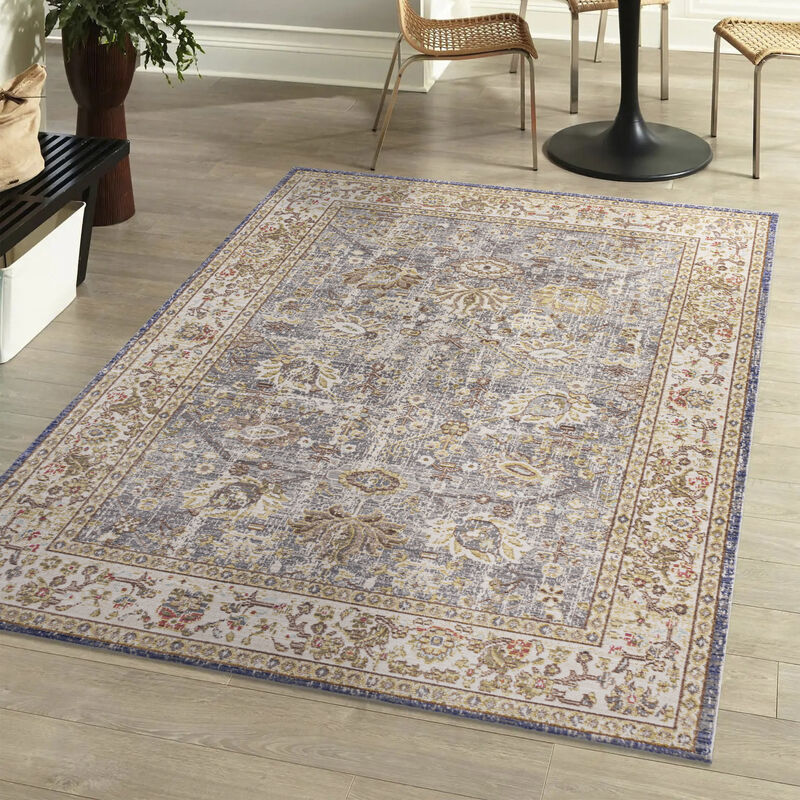 Alba Modern Faded Peshawar Area Rug