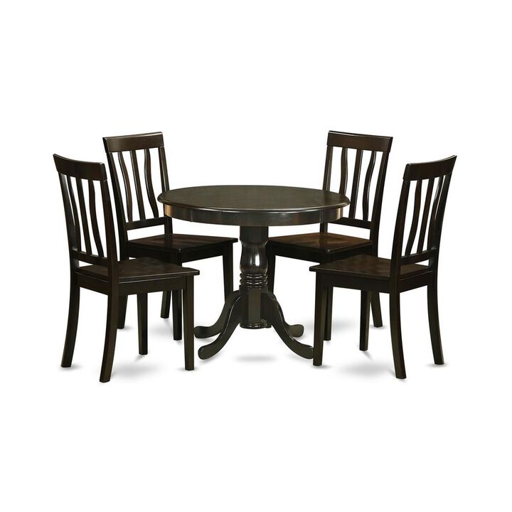 5 Pc small Kitchen Table set-breakfast nook plus 4 Dining Chairs