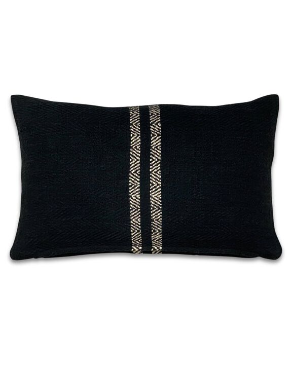 Hugh Lumbar Pillow Cover - 12" x 20"