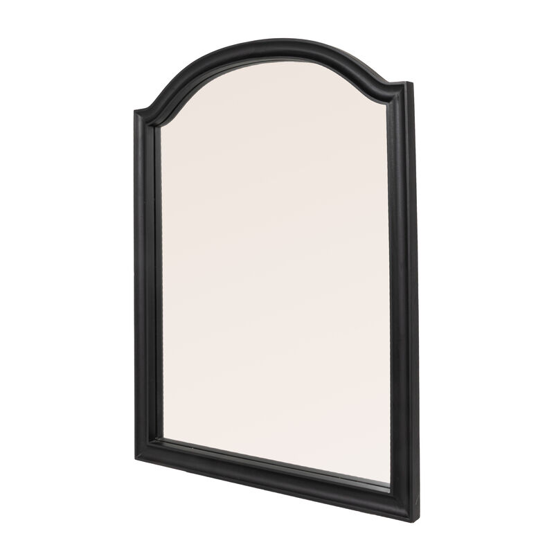 Arched Mango Wood Wall Mirror image number 0