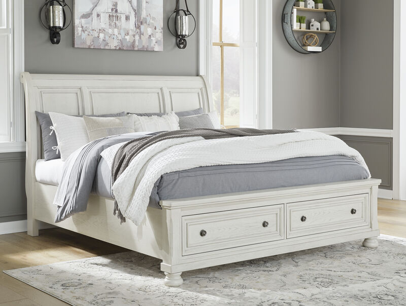 Robbinsdale King Sleigh Storage Bed image number 2