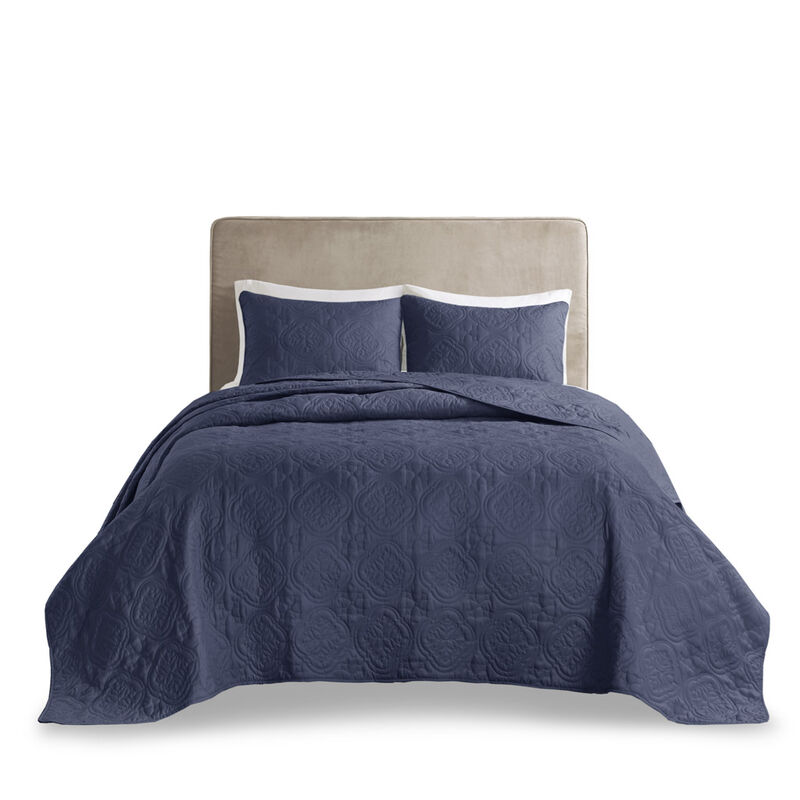 Gracie Mills McCormick 3 Piece Reversible Bedspread Set
