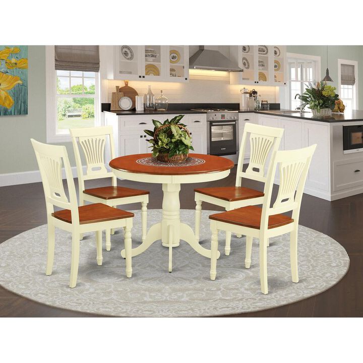 5 Pc Kitchen Table set-small Kitchen Table plus 4 Kitchen Dining Chairs