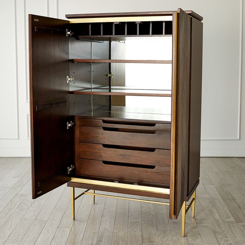 Latilla Tall Bar Cabinet