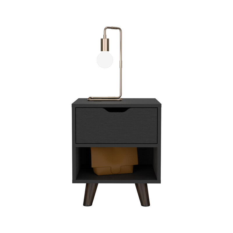 Streamdale Nightstand Carleen, Bedroom, Black