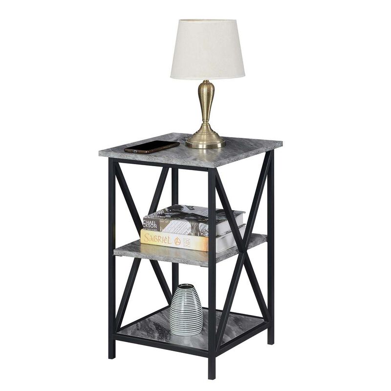 Convenience Concepts Tucson End Table with Shelves, R4-0548