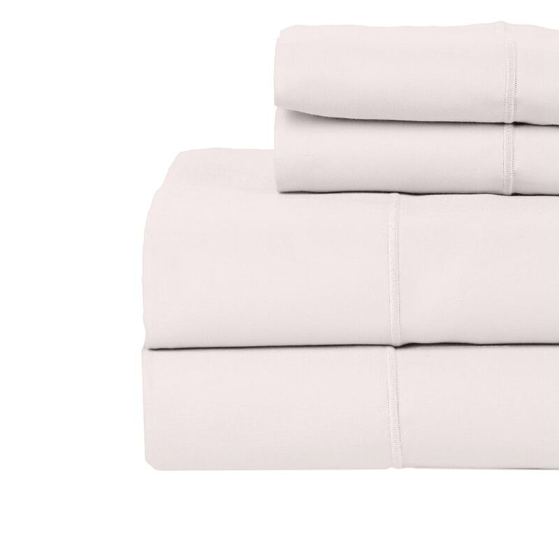 Hotel Concepts 500 Thread Count Sateen Sheet - 4 Piece Set - Queen, Ash