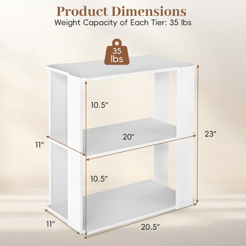Modern 3-Tier Shoe Organizer Rack with Stackable Design image number 2