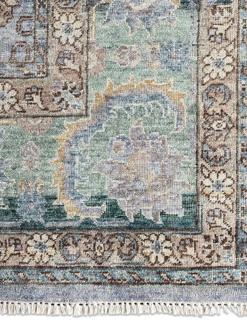 Someplace In Time Pendulum Blue 9' x 12' Rug