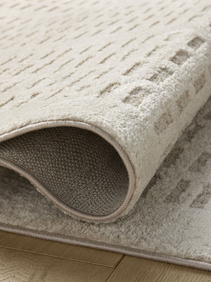 Monty MOT03 Ivory/Beige 5'3" x 7'6" Rug by Amber Lewis x Loloi image number 4