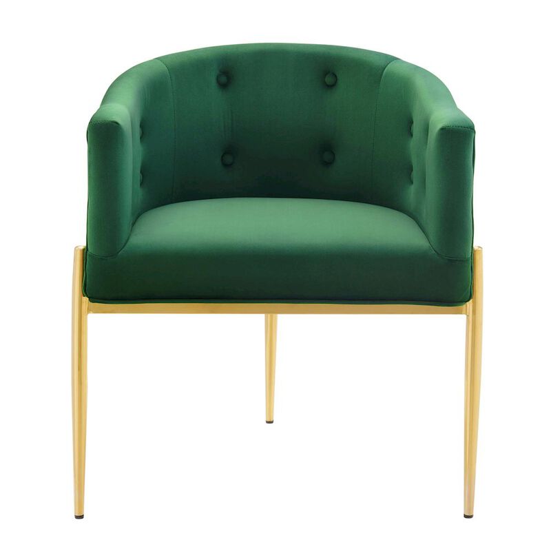 Savour Tufted Performance Velvet Accent Chairs Set of 2 image number 4