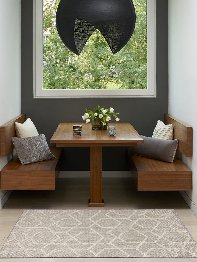 Horizon Indoor/Outdoor HOZ01 Gray 3' x 5' Rug