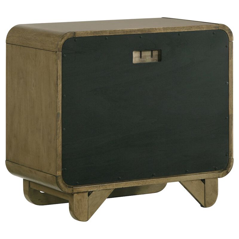 Plethoria Home Tully Nutmeg 2-drawers Nightstand