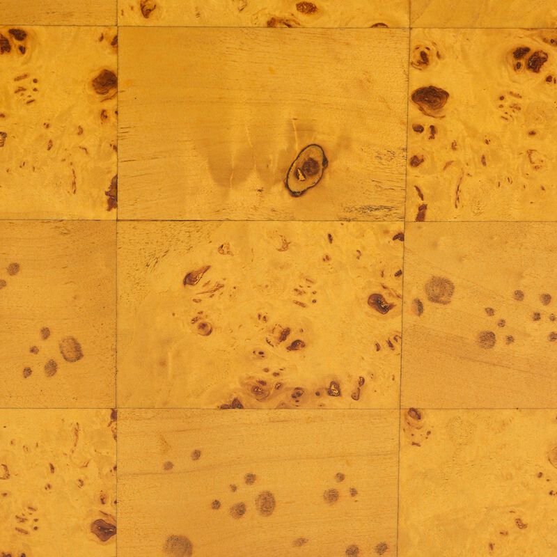 bali & pari Huxley Modern and Contemporary Natural Real Burl Wood End Table