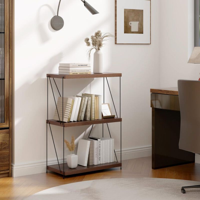 Hivvago Multipurpose Display Rack with Metal Frame-34 inches