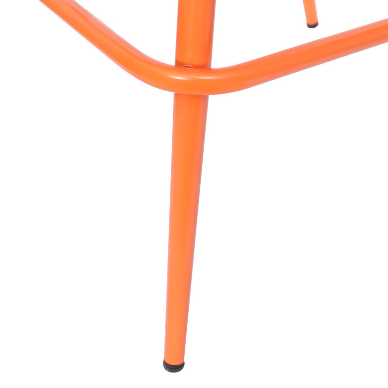 Christopher Knight Home Wisozk 29.5" Outdoor Aluminum Barstools with Rope-woven Scallop-shaped Backrest (Set of 2) image number 7