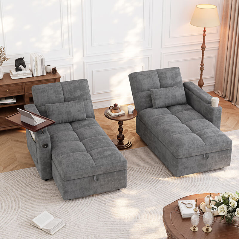 Liswef Modular Sleeper Sofa image number 3