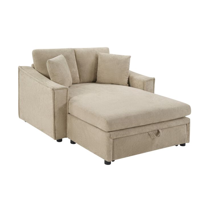 Bled Snowflake Velvet Chaise Sofa with Storage