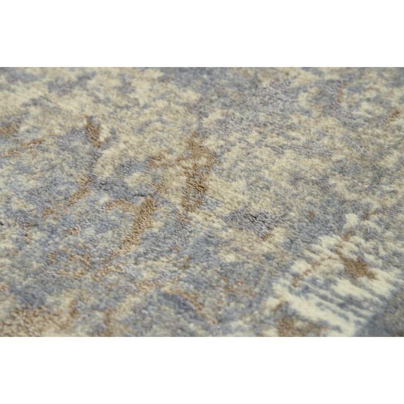 Hybrid Cut Pile Wool/ Tencel Rug, 8' x 10'