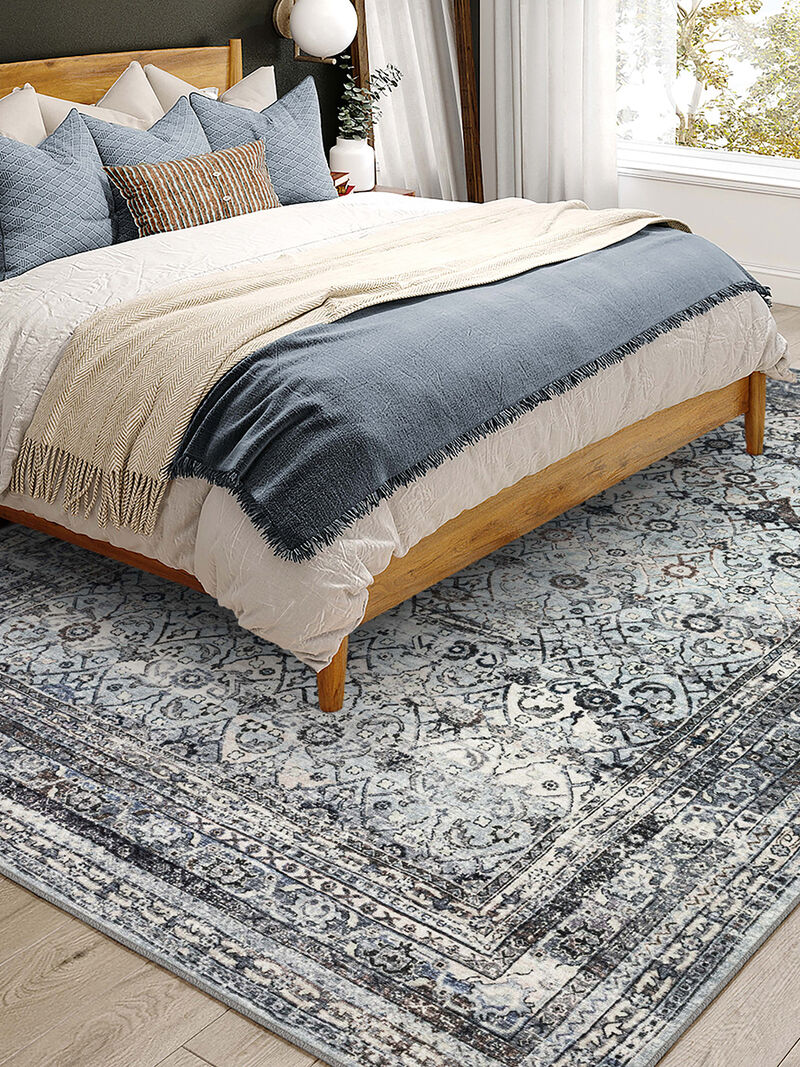 Jericho JC7 Pewter 3' x 5' Rug