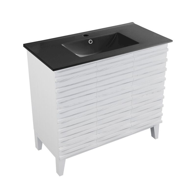 Cascade 36" Freestanding Bathroom Vanity with Sink Top image number 1
