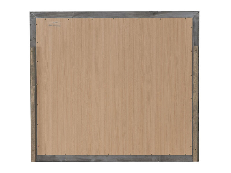 Marilla 35 in. x 39 in. Modern Rectangle Framed Dresser Mirror