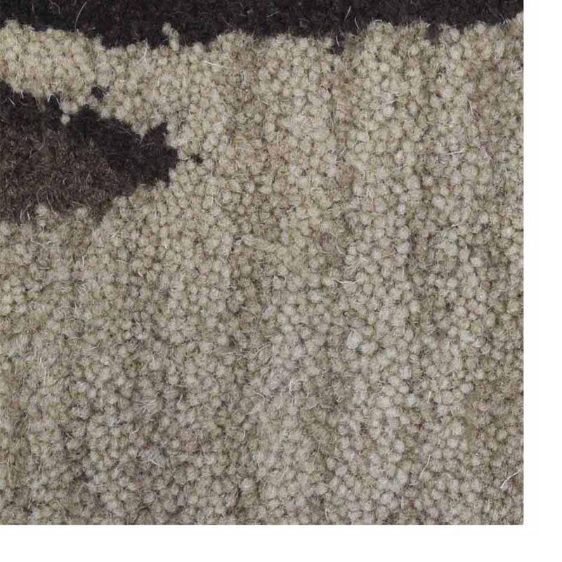 RUGSOTIC CARPETS HAND TUFTED WOOL ECO-FRIENDLY AREA RUGS  - Rectangle Shape, Size, Floral Modern Design, High Pile Thick Handmade Area Rugs for Living Room, Bed Room (K00905) image number 3