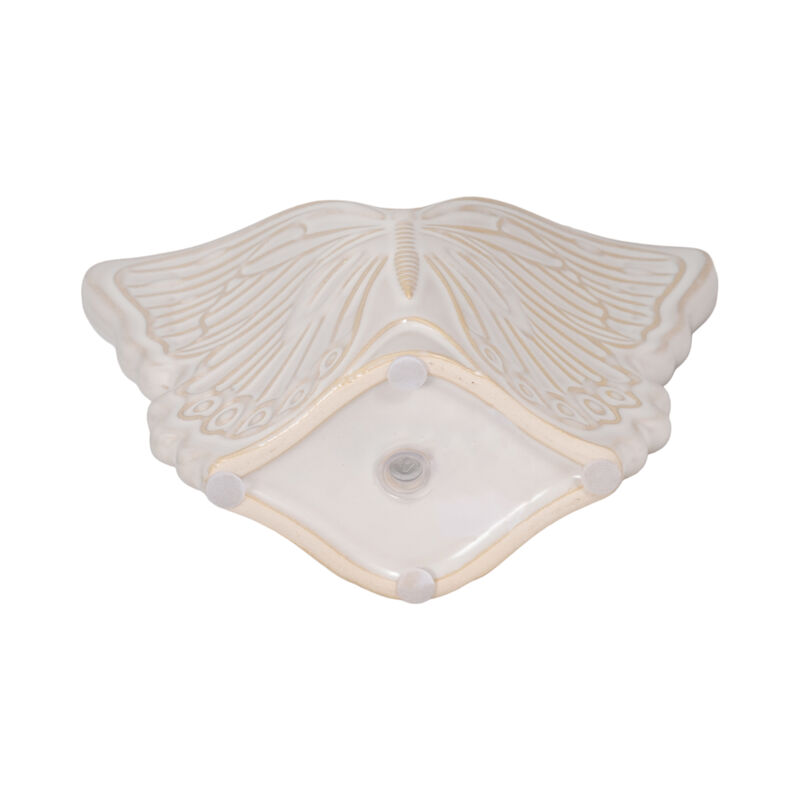 7" Butterfly Planter, Ivory image number 5