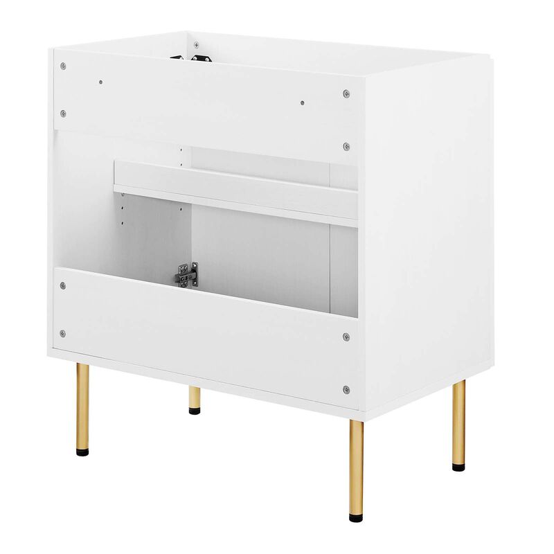 Modway Chaucer 30&rdquo; Bathroom Vanity Cabinet in White (Sink Basin Not Included), 30 Inches image number 4
