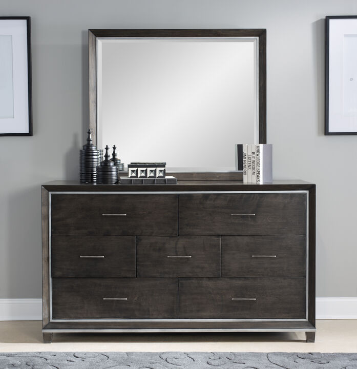 Legacy Counter Point 7-Drawer Dresser And Mirror Set