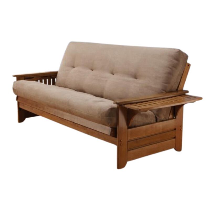 Phoenix Frame-Barbados Finish-Suede Peat Mattress