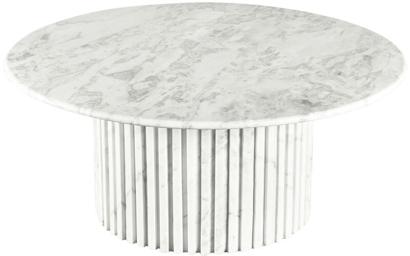 Meridian Furniture Genoa White Coffee Table image number 2