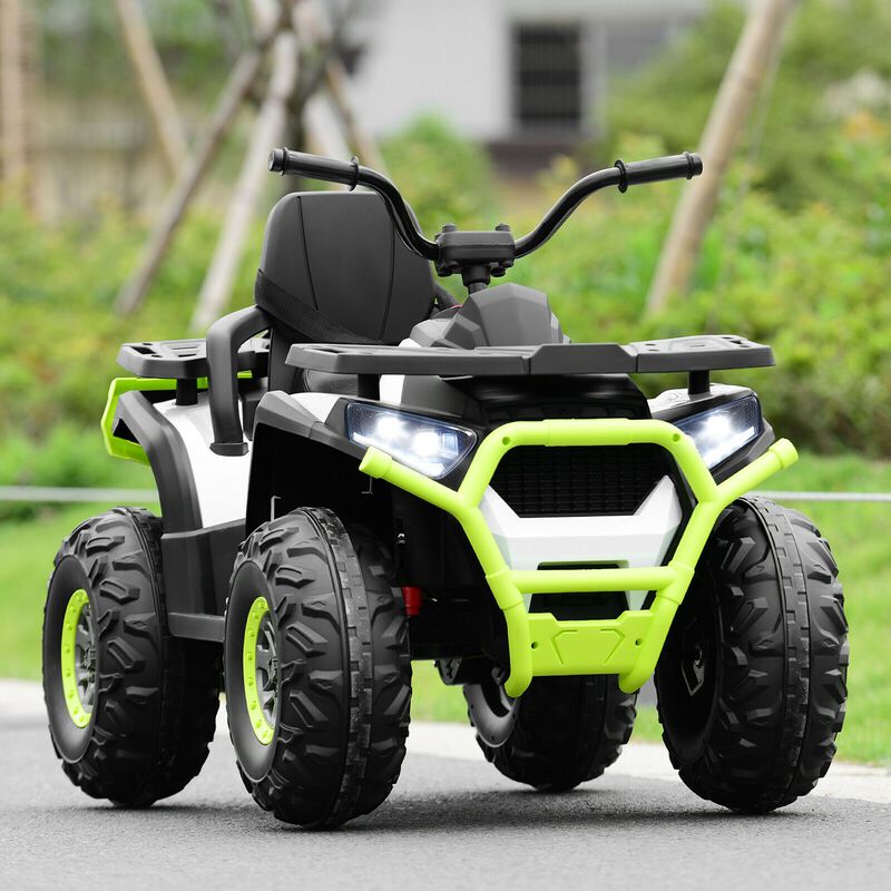 12V Kids Ride On ATV 4 Wheel Electric Vehicle with 2 Speeds and Lights image number 4