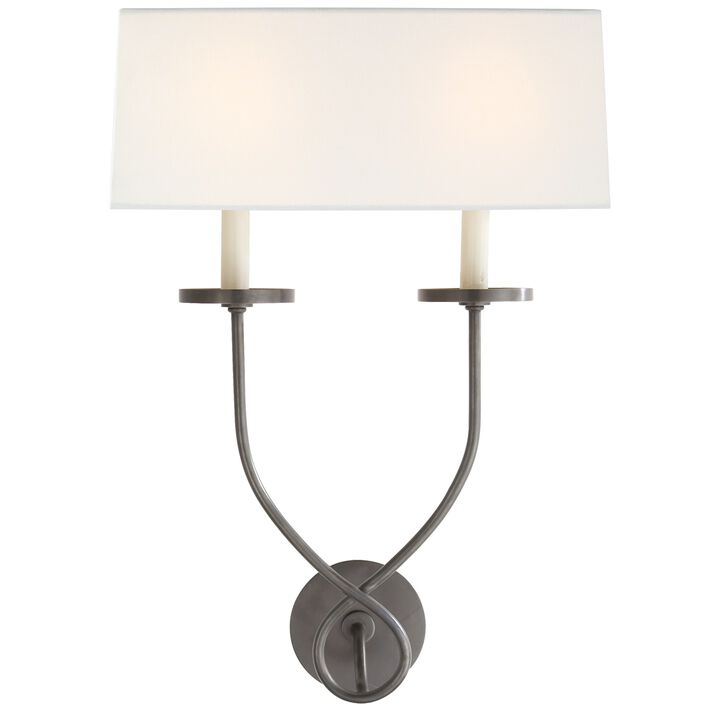 Symmetric Twist Double Sconce