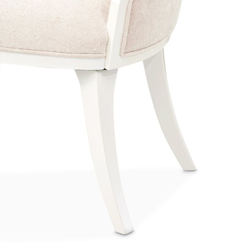 Michael Amini La Marisia Vanity Chair - Tranquil/Creamy Pearl