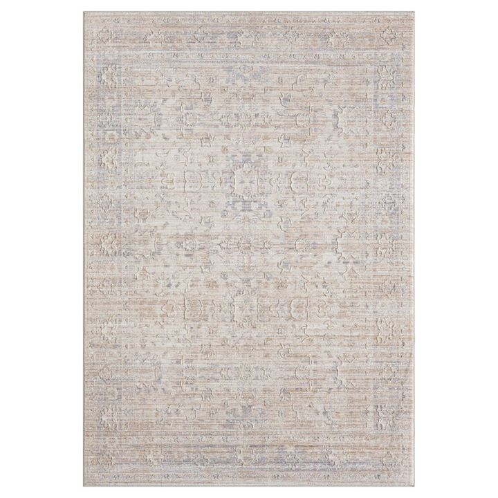 LR Home Lancaster Performance Blend Area Rug Indoor