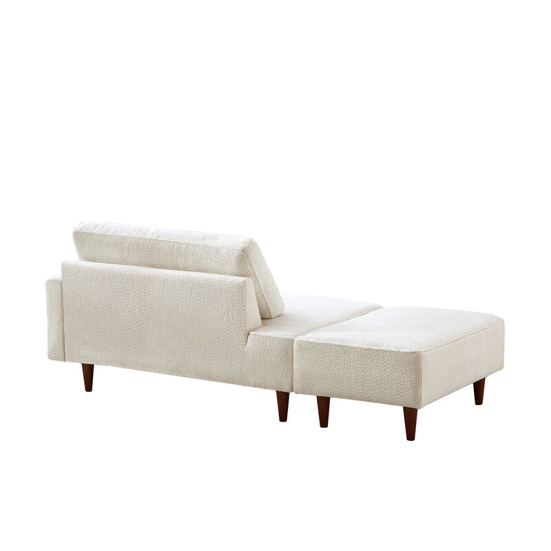 Statco  Chaise Lounge Chair with Ottoman image number 3