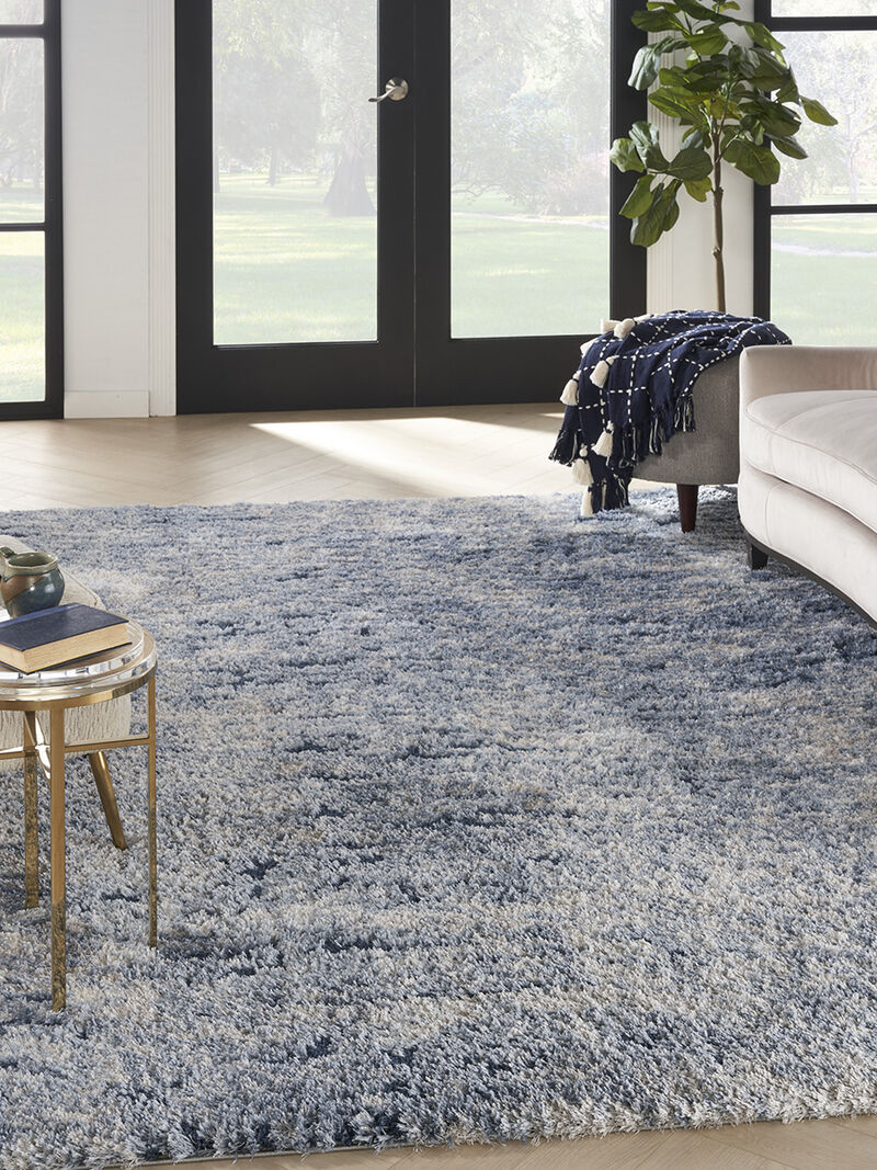 Dreamy Shag DRS06 Light Blue 9' x 12' Rug