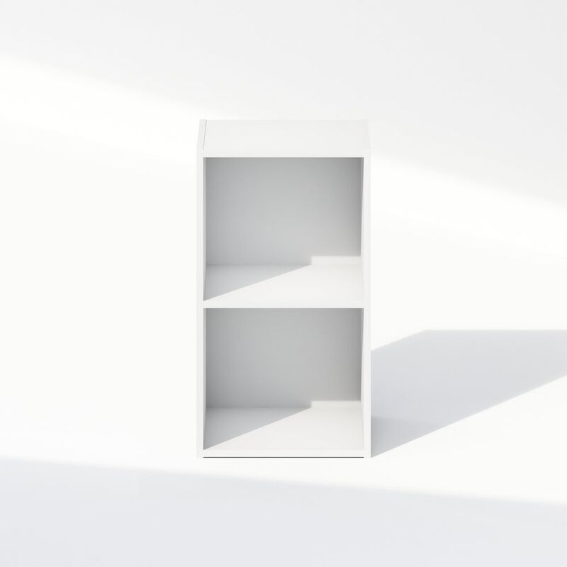 Reed 2-Tier Open Shelf Multipurpose Closet & Clothing Storage, Storage Organizer