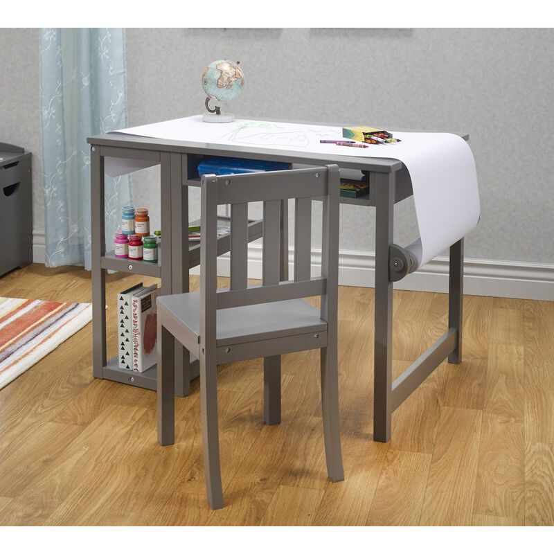 Sorelle Creative Playstation Kids Desk & Chair Set with Storage and Bookshelf image number 1