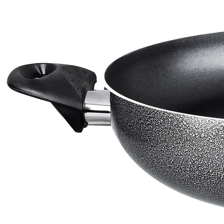 Brentwood 13 Inch Non-Stick Aluminum Wok in Gray