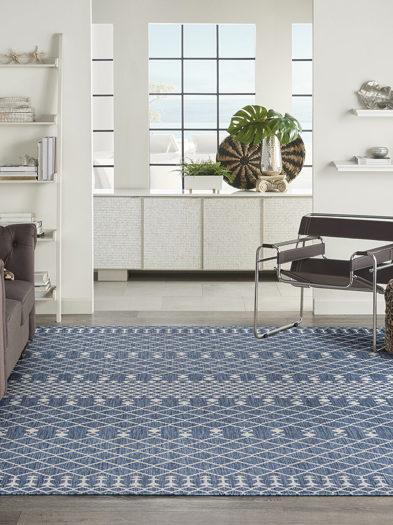Positano POS02 Navy/Blue 9' x 12' Rug