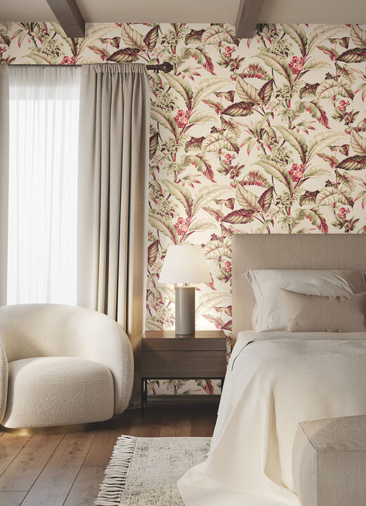 Mystic Isle Taupe Wallpaper