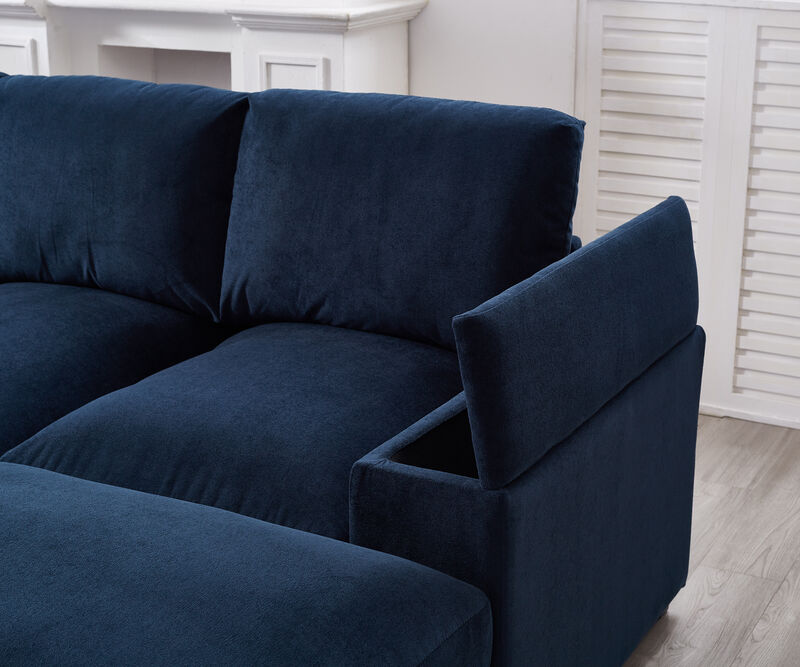 Monind U-Shaped Sectional Sofa image number 4