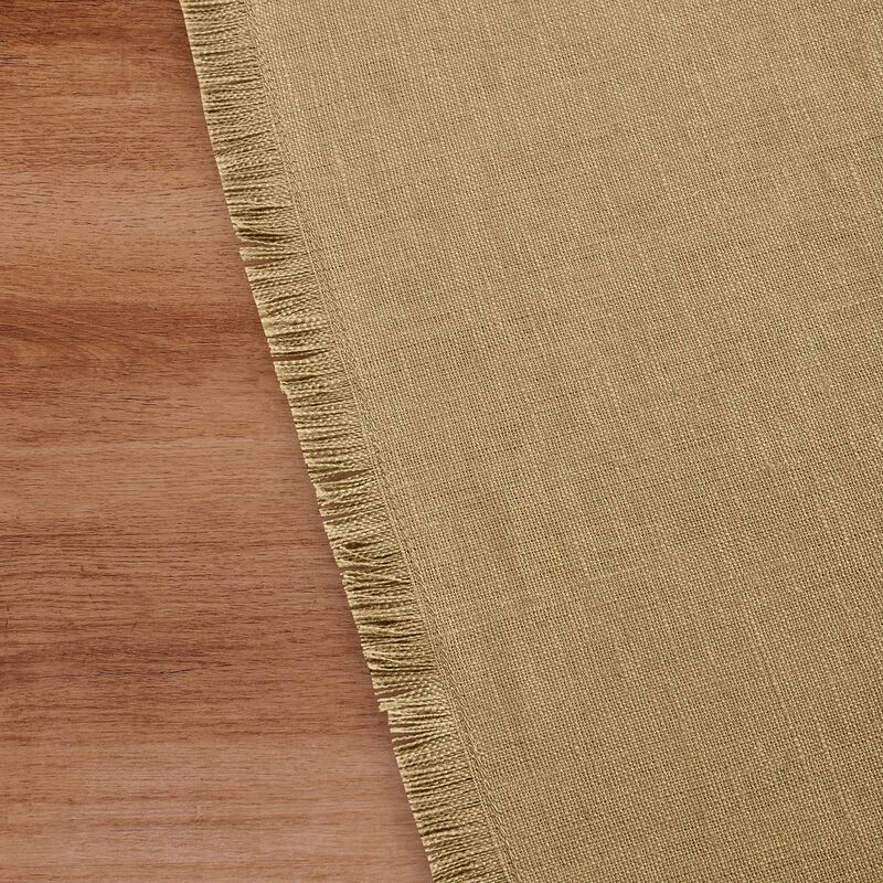 Christmas Linen Table Runner - Fringe, Solino Home