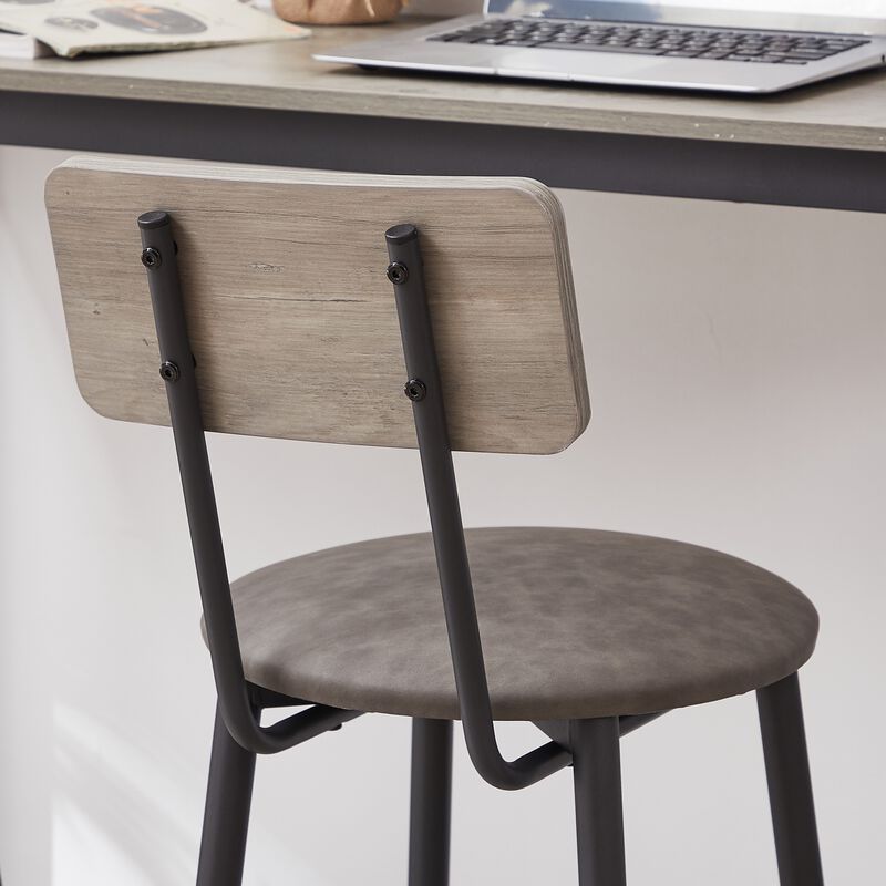 Hakpon Industrial Counter Height Bistro Set image number 6