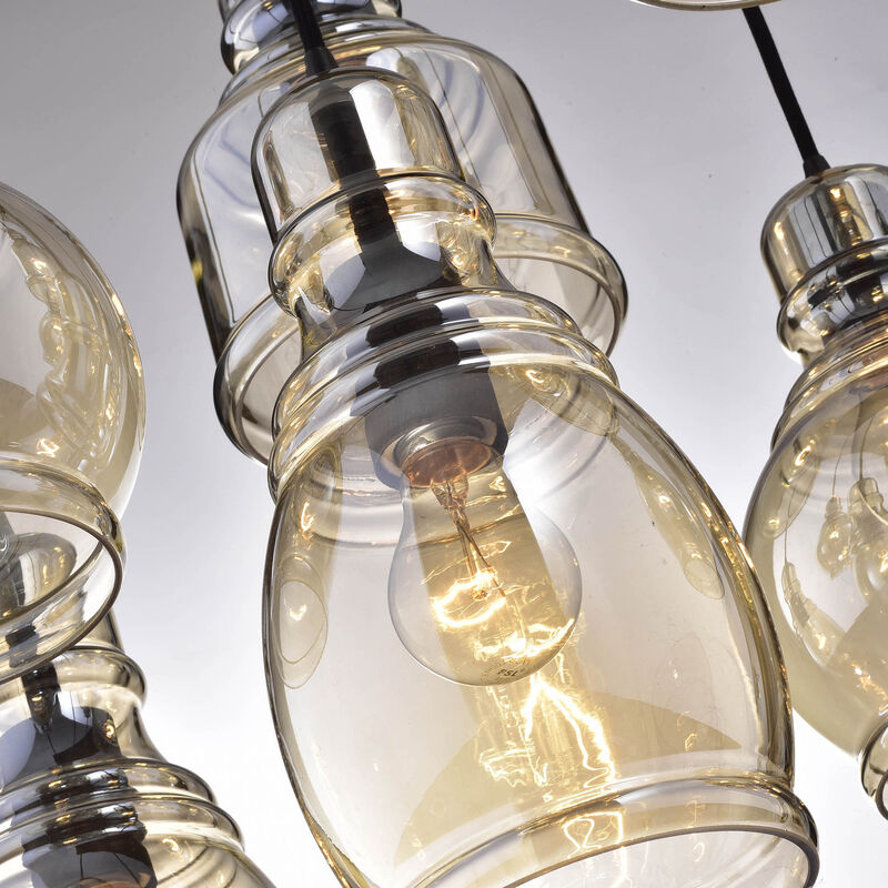 Versailles Heritage Antique Glass Pendant Lights image number 5